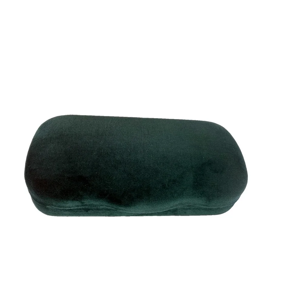 GUCCI Velvet Clamshell Storage Case Sunglasses Eyeglasses Hard Case Green